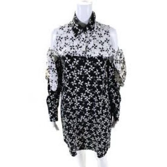 NWT Tanya Taylor Spring 2015 Cutout Shoulder Print Dress W/ POCKETS - Picture 3 of 12